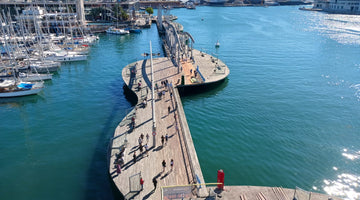 rambla del mar - barcelona, spain